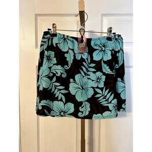 Kechika Full Coverage Skirted Bottom, Hawaiian Print, SZ 14